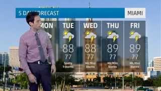 Miami's Weather Forecast for July 14, 2014