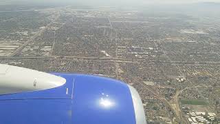 Landing at Los Angeles international airport (LAX)