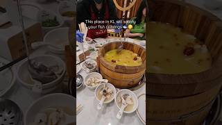 Paid over $100 for a #Fish #Steamboat #Restaurant ?!🐟 -Xiangshan Fish Steamboat 香杉木桶鱼