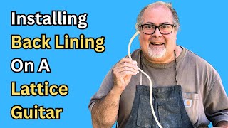 Gluing Linings On Lattice Guitar | David Schramm Luthier Pro