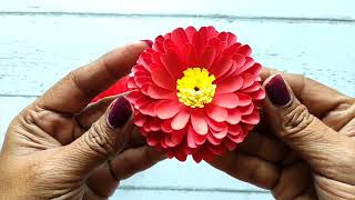 Beautiful Paper Flowers DIY @CreativeCrafts2016 #diy #paperflower #papercraft #easycreativecrafts