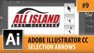 Adobe Illustrator Creative Cloud Tutorial - The Selection Tools - EP#9