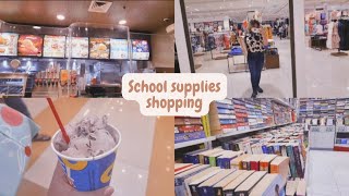 [Vlog] small school shopping vlog, booksale, arcade, small hual