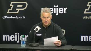 Matt Painter Following Purdue's Win over Samford (Nov. 6, 2023)