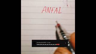 ANFAL❤️ logo comment your name #instagram #viral #trending #art #short feed