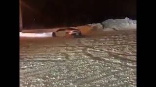 Lamborghini Huracan  vs mansareti grand turismo     drift the snow