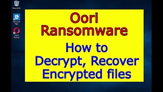 Oori virus (ransomware). How to decrypt .Oori files. Oori File Recovery Guide.