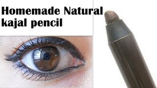 Homemade natural kajal pencil with straw | MUST WATCH