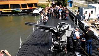 Firing the USS COD Five Inch Deck Gun 2 of 3. Aug 22, 2015.