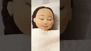 GOOD NIGHT 😴 #textiledoll #doll #face #dollface #sculpture #myhobby #shortsvideo #shorts