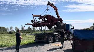 Potato harvester Juko Maximat transport