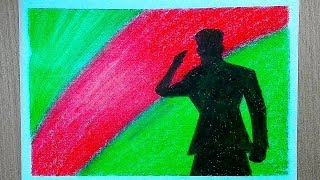 draw independent day bangladesh - independence day drawing ||independence day painting beginners |