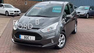 💙💙💙FORD 🅱️-MAX 1.6🅰️ut🅾️ Zetec2️⃣0️⃣1️⃣6️⃣ 1️⃣6️⃣Magnetic Grey 32752 miles💙💙💙Brooklands Quality Cars