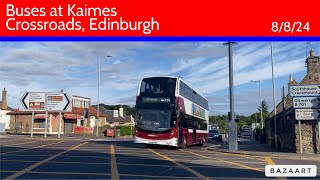 Buses at Kaimes Crossroads, Edinburgh • Bus Vlog 8/8/24