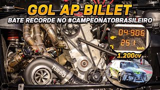 Gaúcho acelerado! Gol com motor AP BILLET leva a melhor e deixa seu recorde na pista paranaense.