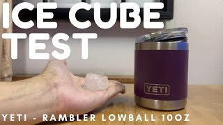 4K reviews: Yeti - Ice Cube Test. Will it even melt?