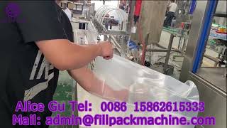 1737 J2 Philippines semi automatic rinsing, filling, capping and film wrapping production line