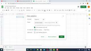 Cara Membuat Dropdown List Dengan Data Validation Google Sheet