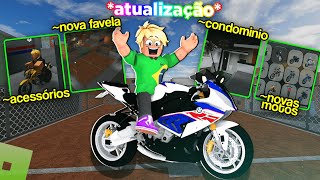 MEGA ATUALIZAÇÃO no RODOGRAU SP 🤩💥 *nova favela, condomínio,  novas motos e acessórios*| Roblox RP