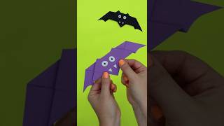 DIY Paper Bat Craft 🦇