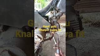 cara ganti gulu knalpot supra fit #short #shortvideo #tricks