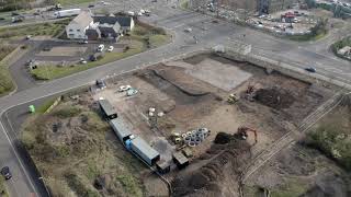 Construction starts on Newport’s first ‘Eco-pod’ Drive-thru Costa Coffee shop