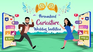 Caricature Wedding Invitation Video | Cartoon Wedding Animation Video | Save the Date Animation