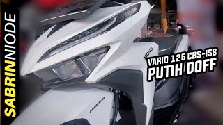 New HONDA VARIO 125 CBS ISS Putih Doff 2021