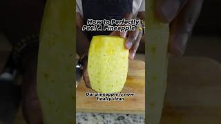 How To Perfectly Peel A Pineapple 🍍 #cuisine #food #culinary #fruit #fruitcutting  #cuttingskills