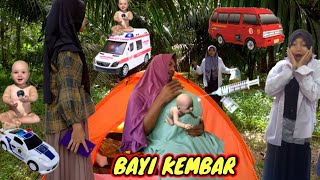 Drama lucu 🍼🍼, Ibu Hamil Melahirkan Kembar Saat Camping Di Kebun Sawit