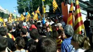 Manifestació som una nació.  Barcelona 10-07-2010