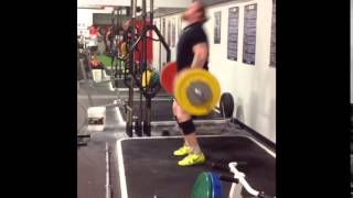 Power clean form check