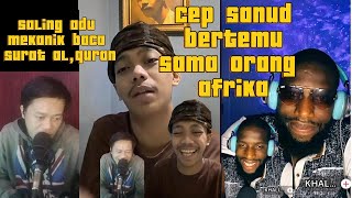 sanud adu mekanik baca surat Al, Qur'an bersama orang Afrika#cepsanud#gangsterarab #afrika