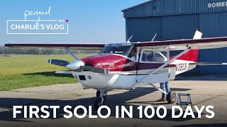 Vlog: First Solo in 100 days. Dunkeswell to Blackbushe return.