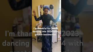 Dancing my way to 2024#gospel #religion #music #christiansinger #mercychinwo #2023 #newyear #shorts