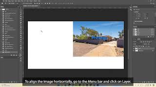 How to Center an Image in Photoshop - Real Estate Photo Editing