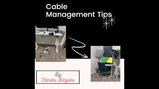 How to Organize your Cable or Wires, Cable management DIY Simple tips and tricks