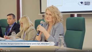 Mesajul Managerului Spitalului "Sf. Maria" Iași, Alina BELU, la Forumul Economic Regional Moldova