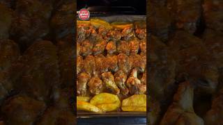 Fırında nar gibi tavuk kanat #tarif #yemek #dinner #subscribe #ramadan #tavukkanat #iftaraneyapsam