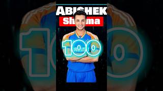 Indian Cricketer 🇳🇪🏏💖 Abhishek Sharma T20 100 Video #cricket #ipl #100 #bbs #abhishek