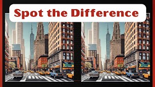 City Scenes Spot the Difference Challenge | 5 Rounds of Fun Observation and sharpen your brain!