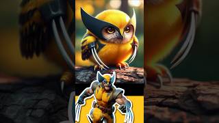 SUPERHEROES But OWL | Characters from (marvel & DC) #avengers #shorts #marvel