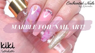 Watch Me Do My Nails using Kiki London Gel Polish | How To Ombre with Nail Foils 💅🏼