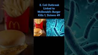 E. Coli Outbreak Linked to McDonald's Burger Kills 1, Sickens 49 #usanews #shorts #mcdonalds #usa