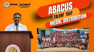 Abacus Talent Test | Medal Distribution | @MontessoriHighSchoolValigonda