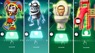 Pomni vs Crazy Frog vs Skibidi Toilet vs Extra Slide Who is The Best