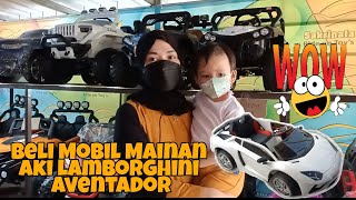 Mobil Aki Lamborghini Aventador‼️Mikhaila Memilih & Mencoba Langsung Mobil yang di Sukainya🚔🚘🚖