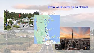 Driving from Warkworth to Auckland (New Zealand)