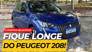 Peugeot 208 Turbo 1.0 Griffe: 5 pontos negativos que você PRECISA SABER sobre ele! É bomba ou não?