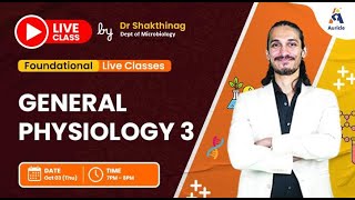 90 Days university Prof Pre Final Physiology live class about General physiology 3 by Dr. Shakthinag